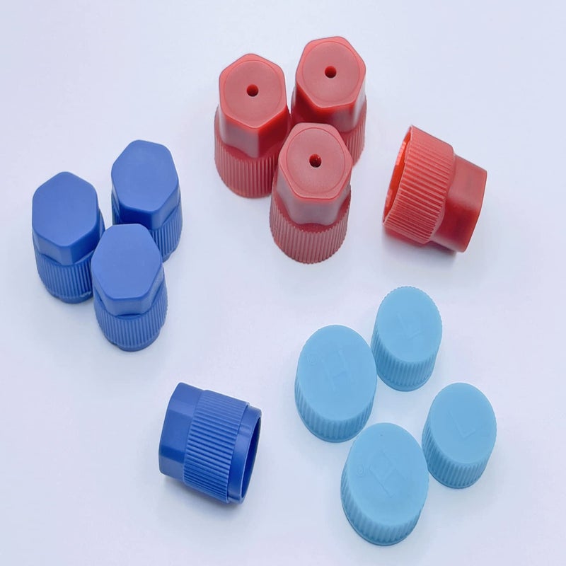 Aracey 20Pcs/Set R134a/R12 13mm & 13.5mm & 14mm & 16mm &17 & 17.5mm Air Conditioning Service AC System Charging Port Caps (4Pcs for each type) - Image 5